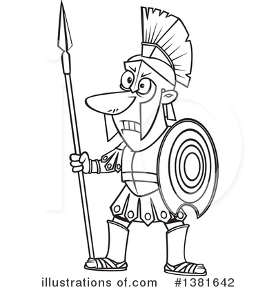 Royalty-Free (RF) Greek Mythology Clipart Illustration by toonaday - Stock Sample #1381642
