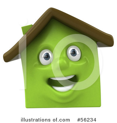 Green Home Clipart #56234 by Julos