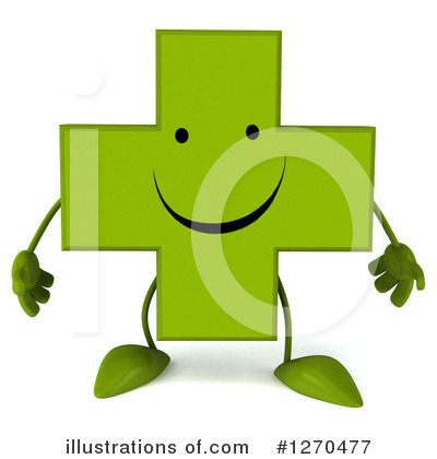 Royalty-Free (RF) Green Cross Clipart Illustration by Julos - Stock Sample #1270477