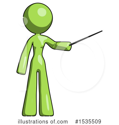 Royalty-Free (RF) Green Design Mascot Clipart Illustration by Leo Blanchette - Stock Sample #1535509