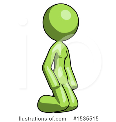 Royalty-Free (RF) Green Design Mascot Clipart Illustration by Leo Blanchette - Stock Sample #1535515