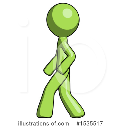 Royalty-Free (RF) Green Design Mascot Clipart Illustration by Leo Blanchette - Stock Sample #1535517