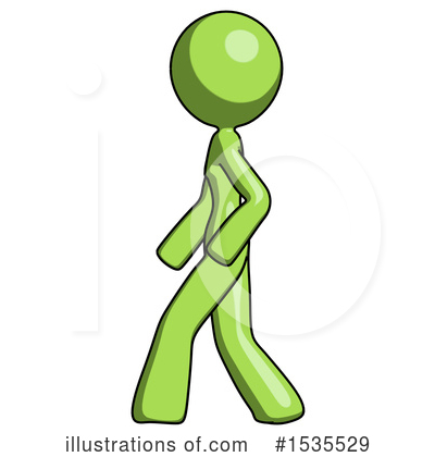 Royalty-Free (RF) Green Design Mascot Clipart Illustration by Leo Blanchette - Stock Sample #1535529