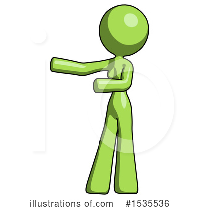 Royalty-Free (RF) Green Design Mascot Clipart Illustration by Leo Blanchette - Stock Sample #1535536