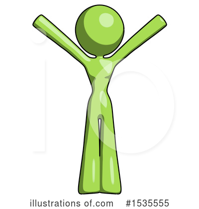Royalty-Free (RF) Green Design Mascot Clipart Illustration by Leo Blanchette - Stock Sample #1535555