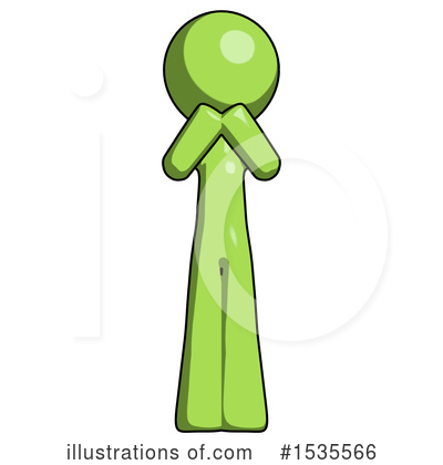 Royalty-Free (RF) Green Design Mascot Clipart Illustration by Leo Blanchette - Stock Sample #1535566