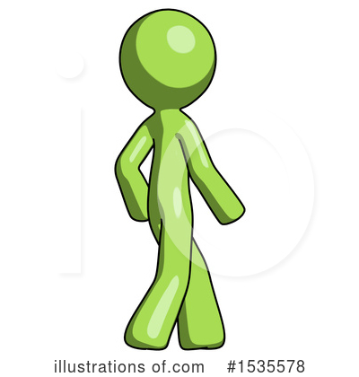 Royalty-Free (RF) Green Design Mascot Clipart Illustration by Leo Blanchette - Stock Sample #1535578