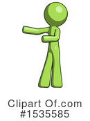 Green Design Mascot Clipart #1535585 by Leo Blanchette