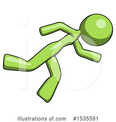 Royalty-Free (RF) Green Design Mascot Clipart Illustration by Leo Blanchette - Stock Sample #1535591