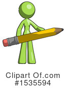 Green Design Mascot Clipart #1535594 by Leo Blanchette
