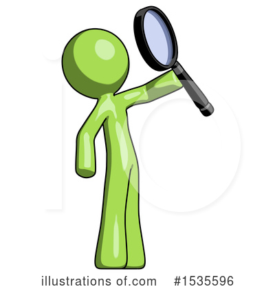 Royalty-Free (RF) Green Design Mascot Clipart Illustration by Leo Blanchette - Stock Sample #1535596