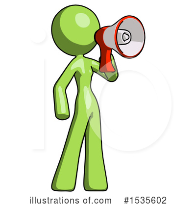 Royalty-Free (RF) Green Design Mascot Clipart Illustration by Leo Blanchette - Stock Sample #1535602