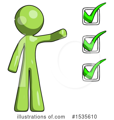 Royalty-Free (RF) Green Design Mascot Clipart Illustration by Leo Blanchette - Stock Sample #1535610