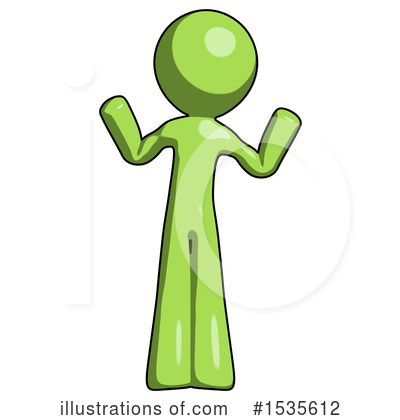 Royalty-Free (RF) Green Design Mascot Clipart Illustration by Leo Blanchette - Stock Sample #1535612