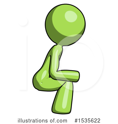 Royalty-Free (RF) Green Design Mascot Clipart Illustration by Leo Blanchette - Stock Sample #1535622