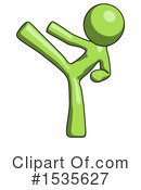 Green Design Mascot Clipart #1535627 by Leo Blanchette