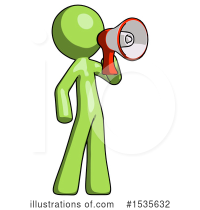 Royalty-Free (RF) Green Design Mascot Clipart Illustration by Leo Blanchette - Stock Sample #1535632