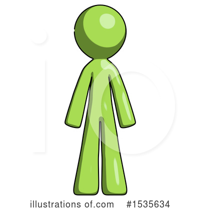 Royalty-Free (RF) Green Design Mascot Clipart Illustration by Leo Blanchette - Stock Sample #1535634