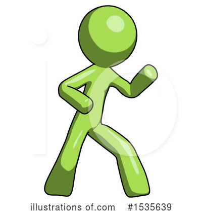 Royalty-Free (RF) Green Design Mascot Clipart Illustration by Leo Blanchette - Stock Sample #1535639