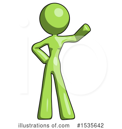 Royalty-Free (RF) Green Design Mascot Clipart Illustration by Leo Blanchette - Stock Sample #1535642