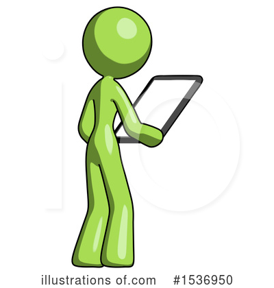 Royalty-Free (RF) Green Design Mascot Clipart Illustration by Leo Blanchette - Stock Sample #1536950