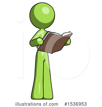 Royalty-Free (RF) Green Design Mascot Clipart Illustration by Leo Blanchette - Stock Sample #1536953