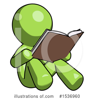 Royalty-Free (RF) Green Design Mascot Clipart Illustration by Leo Blanchette - Stock Sample #1536960