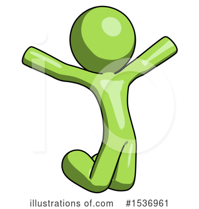 Royalty-Free (RF) Green Design Mascot Clipart Illustration by Leo Blanchette - Stock Sample #1536961