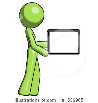 Royalty-Free (RF) Green Design Mascot Clipart Illustration by Leo Blanchette - Stock Sample #1536965