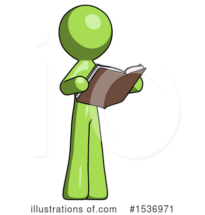 Royalty-Free (RF) Green Design Mascot Clipart Illustration by Leo Blanchette - Stock Sample #1536971