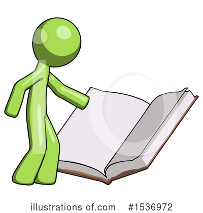 Royalty-Free (RF) Green Design Mascot Clipart Illustration by Leo Blanchette - Stock Sample #1536972