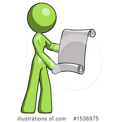 Royalty-Free (RF) Green Design Mascot Clipart Illustration by Leo Blanchette - Stock Sample #1536975