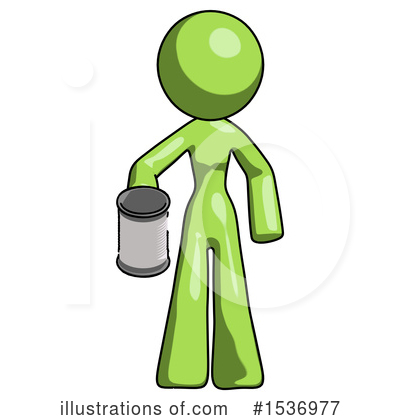 Royalty-Free (RF) Green Design Mascot Clipart Illustration by Leo Blanchette - Stock Sample #1536977