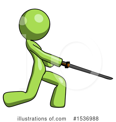 Royalty-Free (RF) Green Design Mascot Clipart Illustration by Leo Blanchette - Stock Sample #1536988