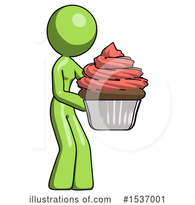 Royalty-Free (RF) Green Design Mascot Clipart Illustration by Leo Blanchette - Stock Sample #1537001