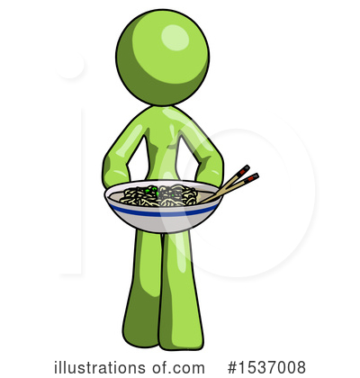 Royalty-Free (RF) Green Design Mascot Clipart Illustration by Leo Blanchette - Stock Sample #1537008