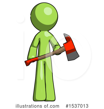 Royalty-Free (RF) Green Design Mascot Clipart Illustration by Leo Blanchette - Stock Sample #1537013