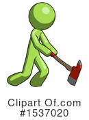 Green Design Mascot Clipart #1537020 by Leo Blanchette