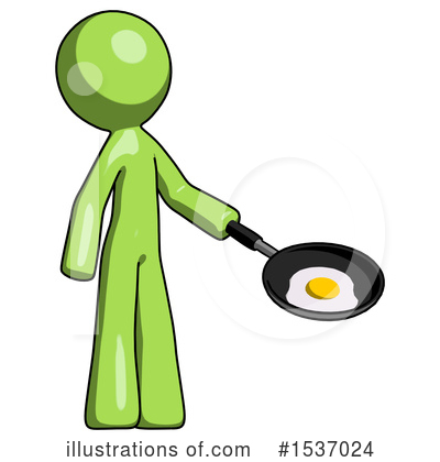 Royalty-Free (RF) Green Design Mascot Clipart Illustration by Leo Blanchette - Stock Sample #1537024