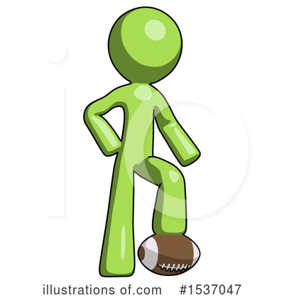 Royalty-Free (RF) Green Design Mascot Clipart Illustration by Leo Blanchette - Stock Sample #1537047