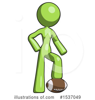 Royalty-Free (RF) Green Design Mascot Clipart Illustration by Leo Blanchette - Stock Sample #1537049