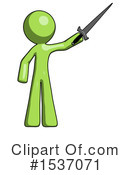 Green Design Mascot Clipart #1537071 by Leo Blanchette