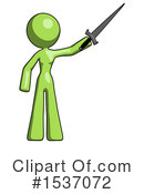 Green Design Mascot Clipart #1537072 by Leo Blanchette