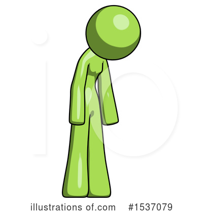 Royalty-Free (RF) Green Design Mascot Clipart Illustration by Leo Blanchette - Stock Sample #1537079