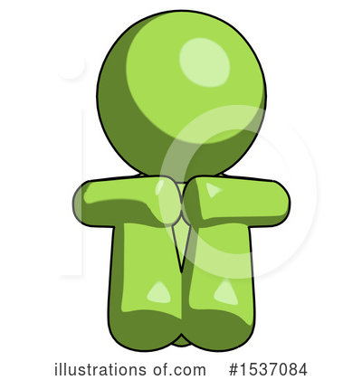 Royalty-Free (RF) Green Design Mascot Clipart Illustration by Leo Blanchette - Stock Sample #1537084