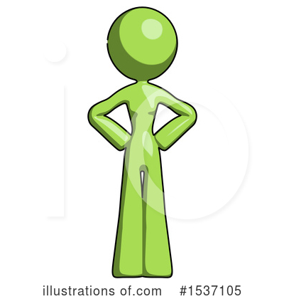 Royalty-Free (RF) Green Design Mascot Clipart Illustration by Leo Blanchette - Stock Sample #1537105