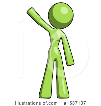 Royalty-Free (RF) Green Design Mascot Clipart Illustration by Leo Blanchette - Stock Sample #1537107