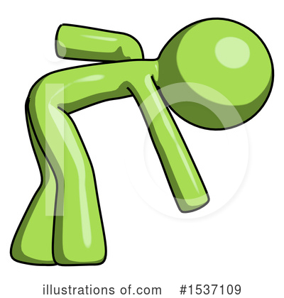 Royalty-Free (RF) Green Design Mascot Clipart Illustration by Leo Blanchette - Stock Sample #1537109