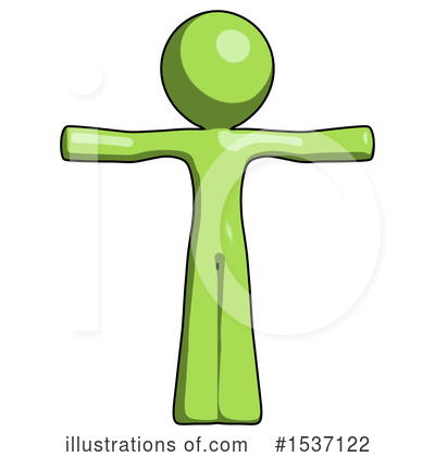 Royalty-Free (RF) Green Design Mascot Clipart Illustration by Leo Blanchette - Stock Sample #1537122
