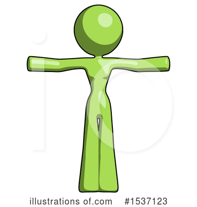Royalty-Free (RF) Green Design Mascot Clipart Illustration by Leo Blanchette - Stock Sample #1537123
